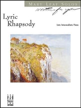 Lyric Rhapsody piano sheet music cover